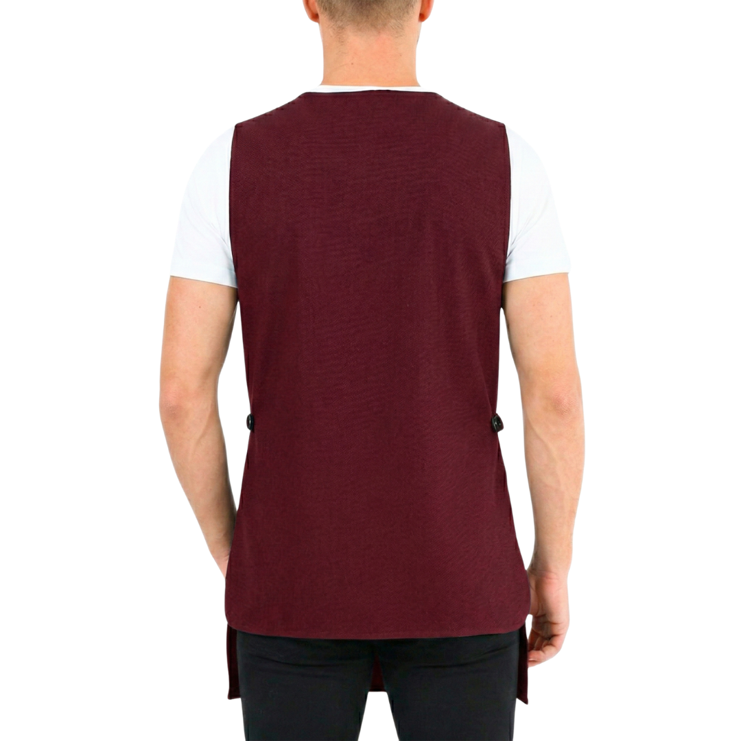 Premium Friseurschürze Bordeaux