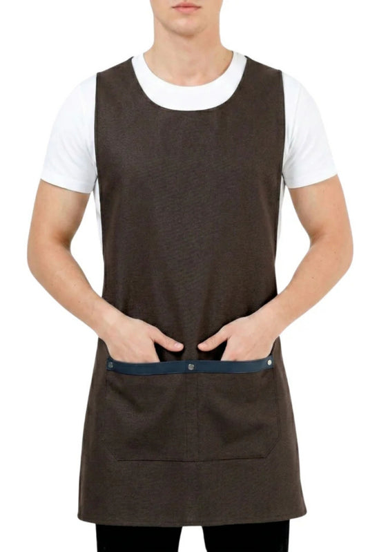 Premium Friseurschürze Braun